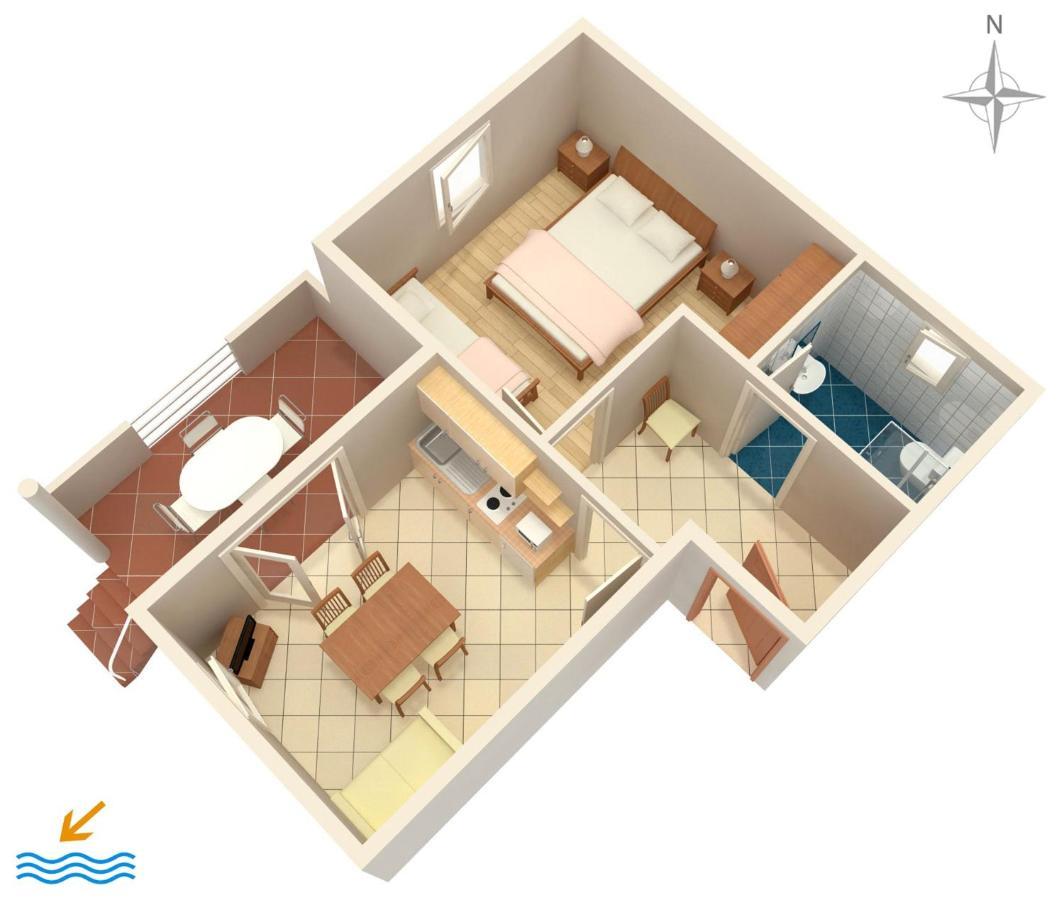 Apartment Vrsi - Mulo 5951A エクステリア 写真